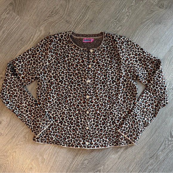 Edikted Leopard Printed Knit Cardigan - Picture 2 of 6